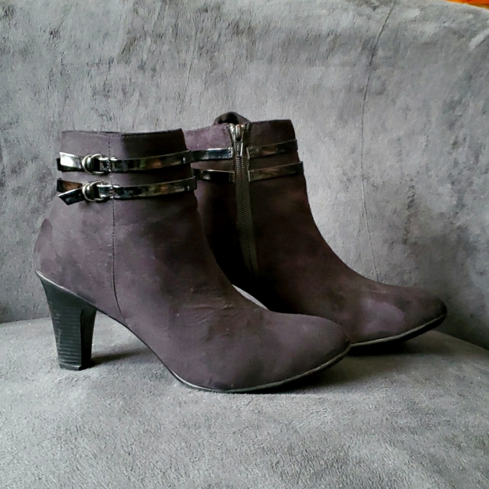 Black booties size 11
